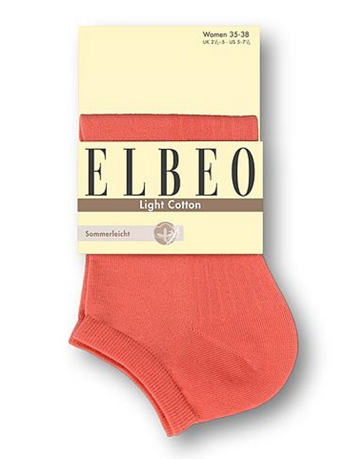 Elbeo Light Cotton Sneakersocken - apricose, brombeere, creme, fuchsia,  koralle,