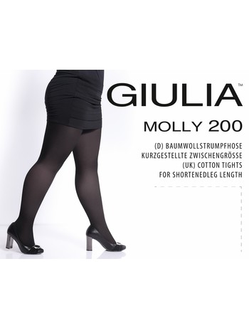 Giulia Molly 200 Baumwollstrumpfhose Komfortgre 