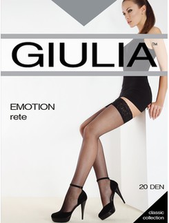 Giulia Emotion Rete halterlose Netzstrmpfe