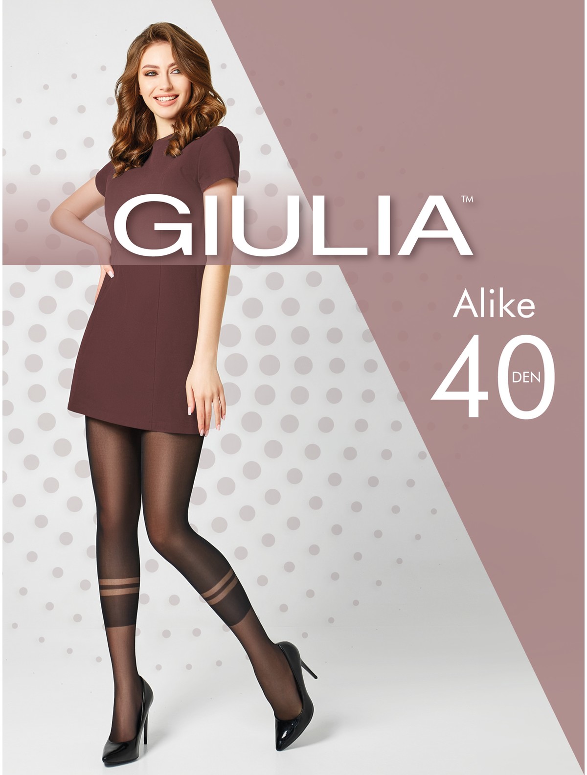 Giulia Alike 40 Model No1 - semiblickdicht Strumpfhosen von Giulia  Herbst-Fantas