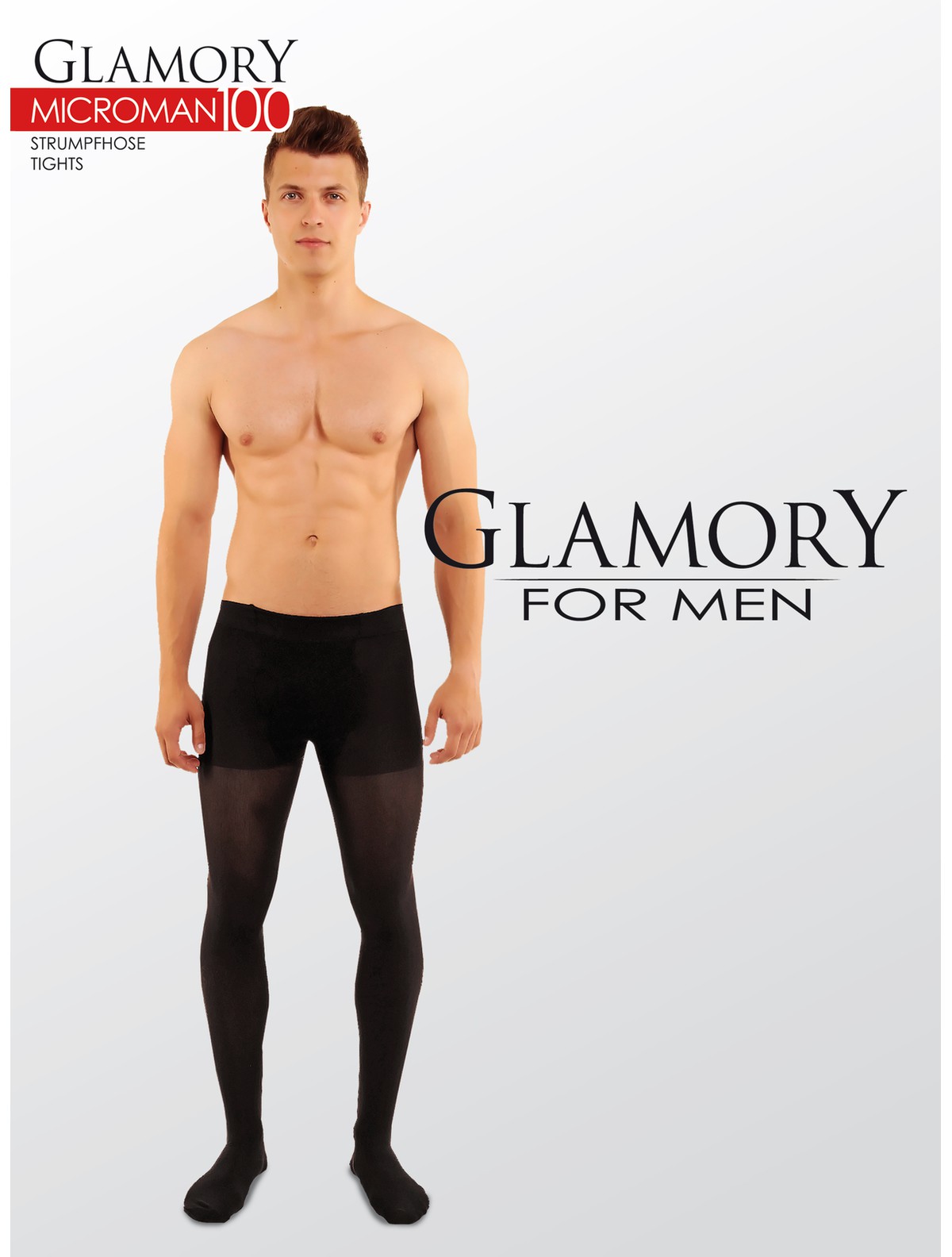 Glamory for Men Microman 100 Strumpfhose - schwarz