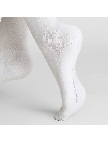 Hudson Air Plush Socke mit Plschsohle wei