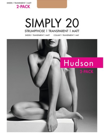 Hudson Simply 20 Strumpfhose im Doppelpack 