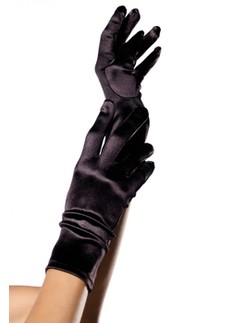 Leg Avenue Satin Wrist Length Handschuhe